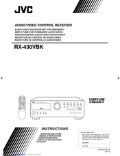 JVC RX-430VBK Instructions Manual