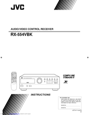 Jvc RX-554VBK Instructions Manual