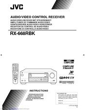 JVC RX-668RBK Instructions Manual