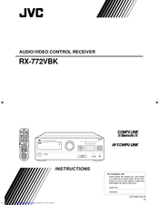 JVC RX-772VBK Instructions Manual