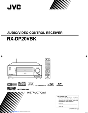 JVC RX-DP20VBKJ Instructions Manual