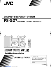JVC SP-FSGD7 Instructions Manual
