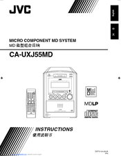 JVC CA-UXJ55MD Instructions Manual
