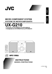 JVC SP-UXG210 Instructions Manual