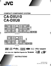 Jvc CA-DXU10 Instructions Manual