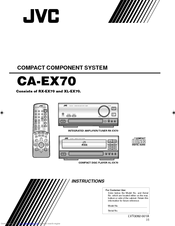 JVC CA-EX70 Instructions Manual
