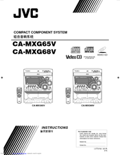JVC CA-MXG65V Instructions Manual