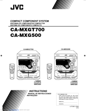JVC CA-MXG500 Instructions Manual