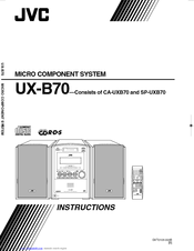 JVC UX-B70EN Instructions Manual