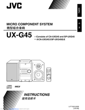 JVC CA-UXG45 Instructions Manual