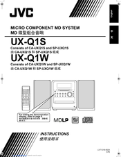 JVC SP-UXQ1S Instruction Manual