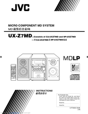 JVC CA-UXZ7MD Instructions Manual