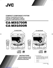 JVC Compact Component System CA-MXG500R Instructions Manual