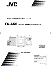 JVC CA-FSA52 Instructions Manual