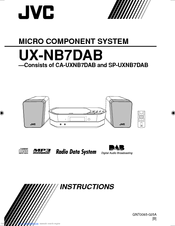 JVC UX-NB7DABB Instructions Manual