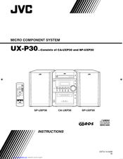 JVC CA-UXP30 Instructions Manual