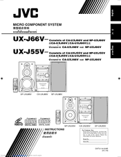 JVC =UX-J55V Instructions Manual
