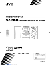 JVC UX-M5 Instructions Manual