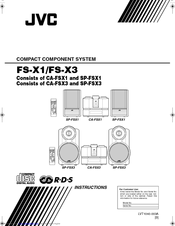 JVC FSX3 - CD Shelf System Instructions Manual
