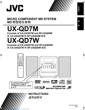 JVC CA-UXQD7W Instructions Manual