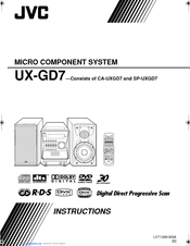 JVC UX-GD7 Instructions Manual