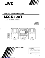 JVC MX-D402T Instructions Manual