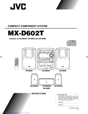 JVC MX-D602TJ Instructions Manual