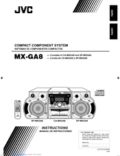 JVC CA-MXGA8 Instructions Manual