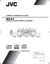JVC SP-MXK7 Instructions Manual