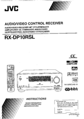 JVC RX-DP10RSL Gebruiksaanwijzing