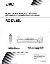 JVC RX-DV3SL Instructions Manual