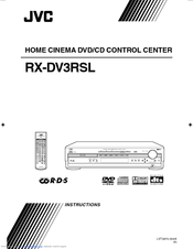 JVC RX-DV3RSL Instructions Manual