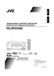 JVC RX-DP20VBK Instructions Manual