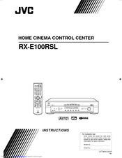 Jvc RX-E100RSL Instructions Manual