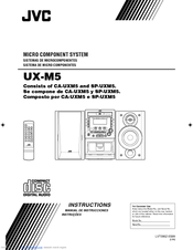 JVC UX-M5 Instruction Manual