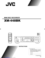 JVC XM-448BKJ Instructions Manual