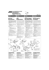 JVC KD-LH1000R Installation & Connection Manual