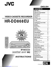 JVC HR-DD868EU Instructions Manual