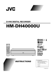 JVC HD-DH40000U Instructions Manual