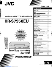 JVC HR - S7950EU Instructions Manual