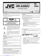 JVC HR-A590U Instructions Manual