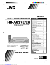 JVC HR-A637EH Instructions Manual
