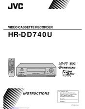 JVC HR-DD740U(C) Instructions Manual