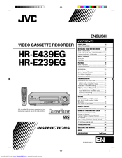 JVC HR-E439EG Instructions Manual