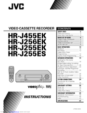 JVC HR-J455EA Instructions Manual