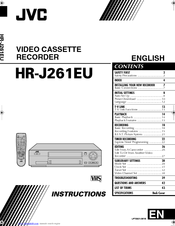 JVC HR-J261EU Instructions Manual
