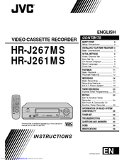JVC HR-J261MS Instructions Manual