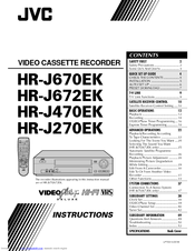 JVC HR-J670EK Instructions Manual
