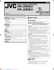 JVC HR-J585EU Instructions Manual