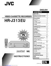 JVC HR-J313EU Instructions Manual